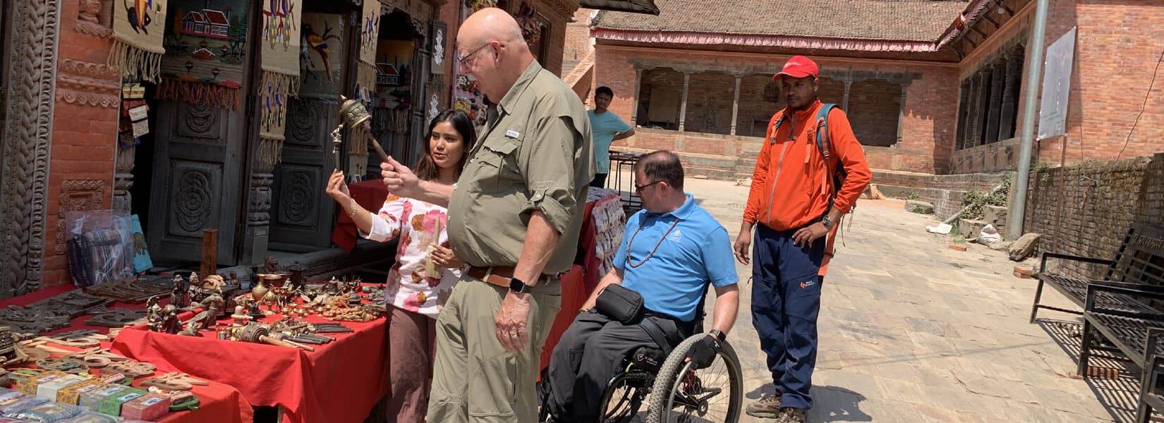 Wheelchair Tour and Hike in Kathmandu Nepal