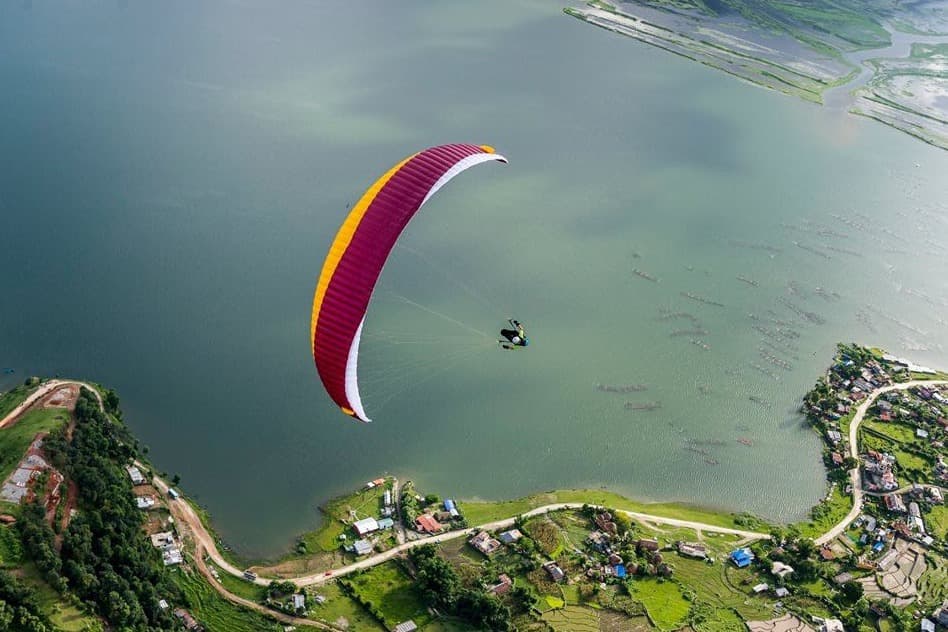Paragliding in Pokhara